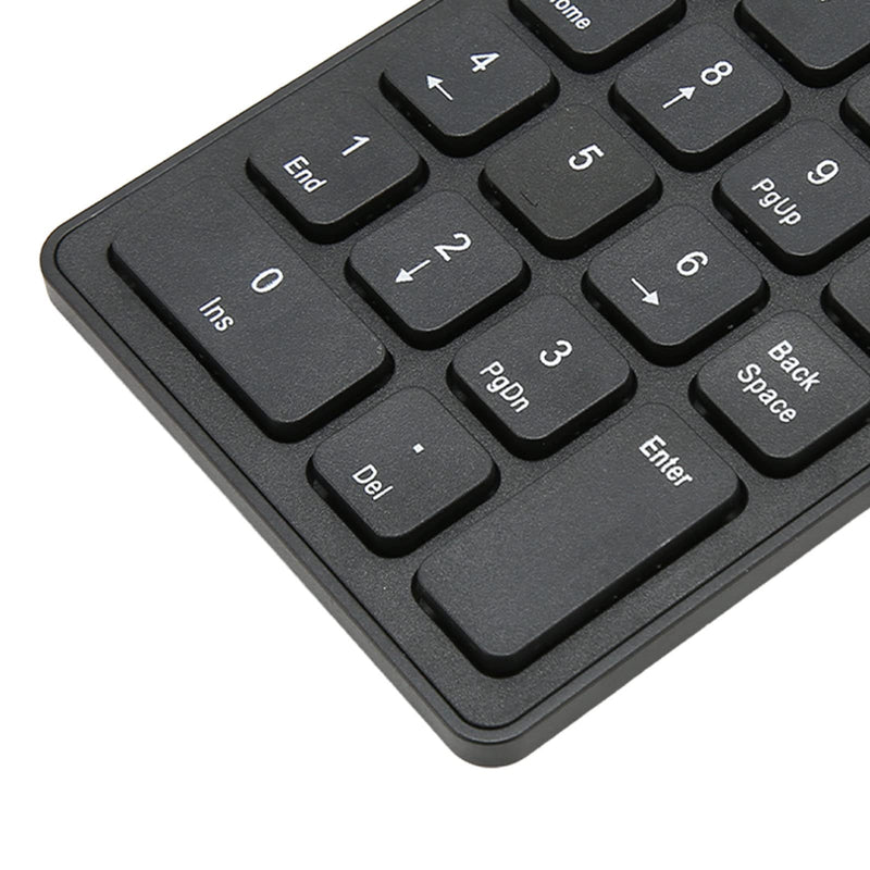 2.4G Wireless Numeric Keypad 18 Keys Chocolate Keys Numpad Plug and Play with Ergonomic Tilt for Tablet Computer
