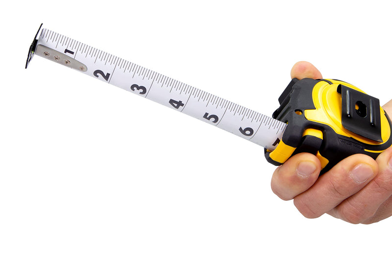 Komelon 25' Wideblade Tape Measure with Universal Belt Holster