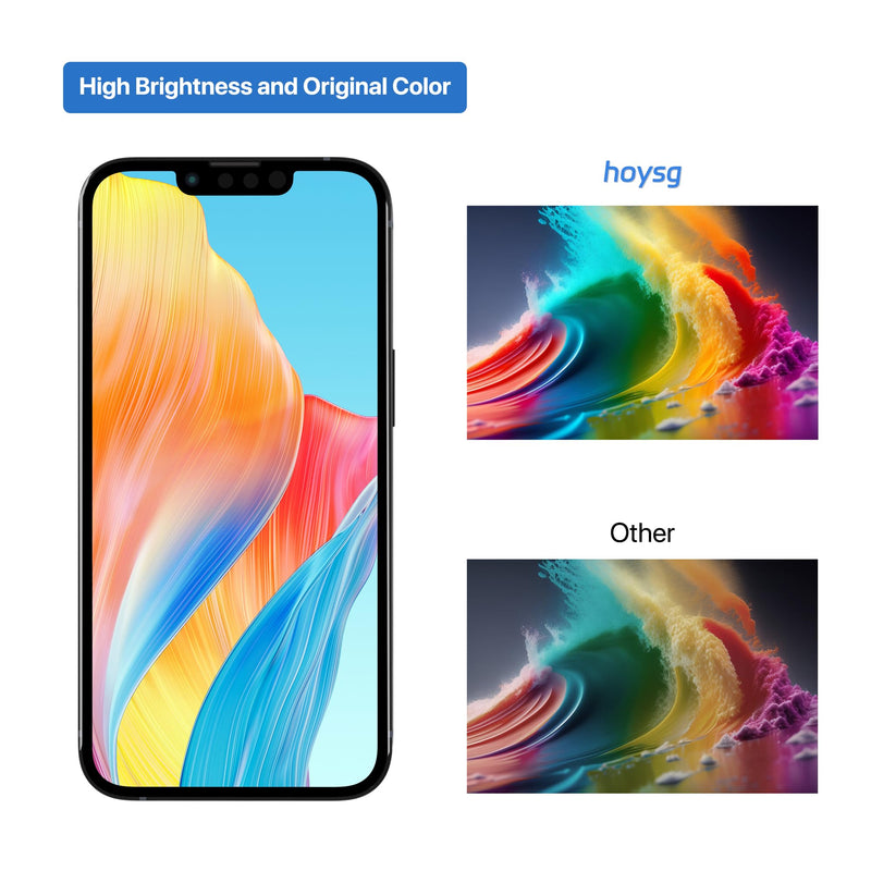 for iPhone 11 Pro Max Screen Replacement HD 6.5" LCD Display and 3D Touch Digitizer Assembly with Repair Tools, Waterproof Tape, Screen Protector, and True Tone for A2161, A2220, A2218 for iphone 11 PRO MAX--6.5''
