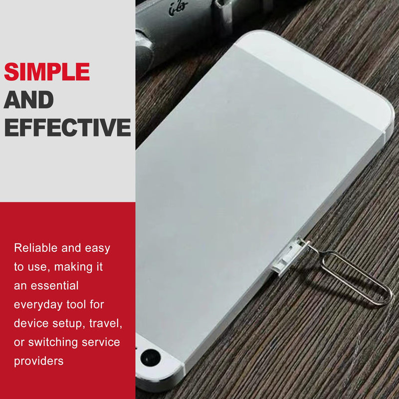 16 Pack SIM Card Removal Tool Kit, Universal SIM Ejector Pin and SD Card Tray Opener Key for All Cell Phones and Tablets, Durable Stainless Steel Phone Pin with Keychain Holder