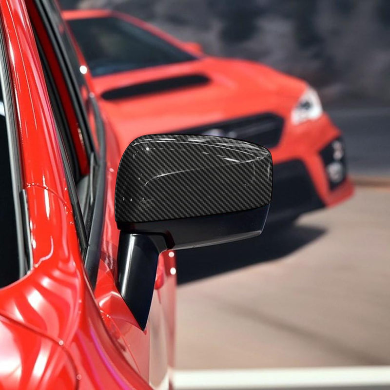 HIGH FLYING Car Exterior Rear View Side Mirror Cap Cover ABS for Subaru WRX STI 2015-2021 (Without Turn Signal Lights) Review Mirror Cap without Turn Signal Lights