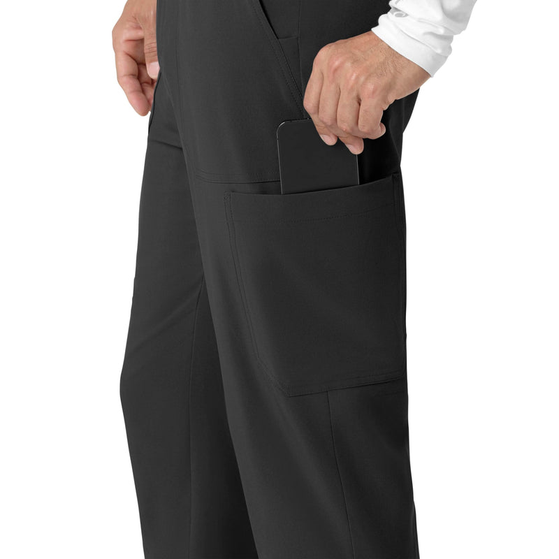 Carhartt Scrubs for Men Force Cross-Flex Joggers Pants with Drawstring and 7 Pockets Large Black