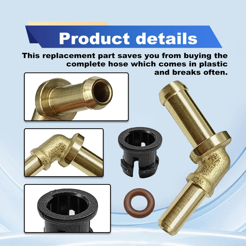 Car Thermostat Outlet Hose Connector Water Outlet Hose Connector Kit LR049990 Compatible with Jaguar XF 2010-2012,XJ 2011-2013,XK 2010-2015 Land Rover Range Rover/Sport Discovery 4 Velar 5.0 V8 3.0 V6