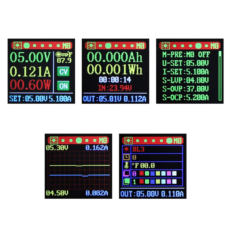 DROK Adjustable Voltage Regulator DC, Buck Boost Converter 6.0V-36V 9v 12v to DC 0.6-36V 24v 5A Power Supply Panel, Constant Current Volt Step Up Down Module Buck Boost 6-36V to 0-36V 80W