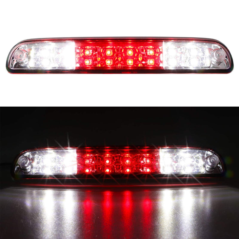 3rd Third Brake Light for 99-16 Ford F250 F350 Super Duty/ 01-05 Explorer/Ranger/Mazda B series Cargo Light LED High Mount Stop Lamp Red