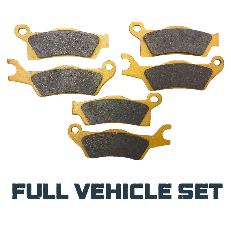 Can-Am Outlander Ceramic Brake Pad Set Front & Rear 450, 500, 570, 650, 700, 850, 1000, HD5, HD7, PRO 2013-2025