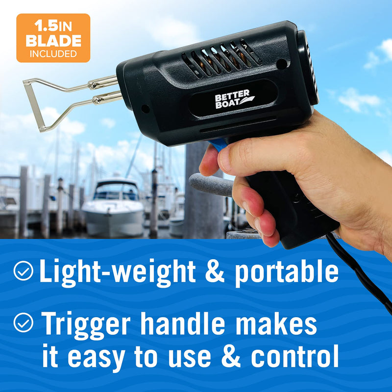 Hot Knife Rope Cutter, Heated Nylon Strap Cutting and Sealing Tool, Marine Grade Line Cutter, Fabric Ribbon, Plastic Cutting and Sealing Tool