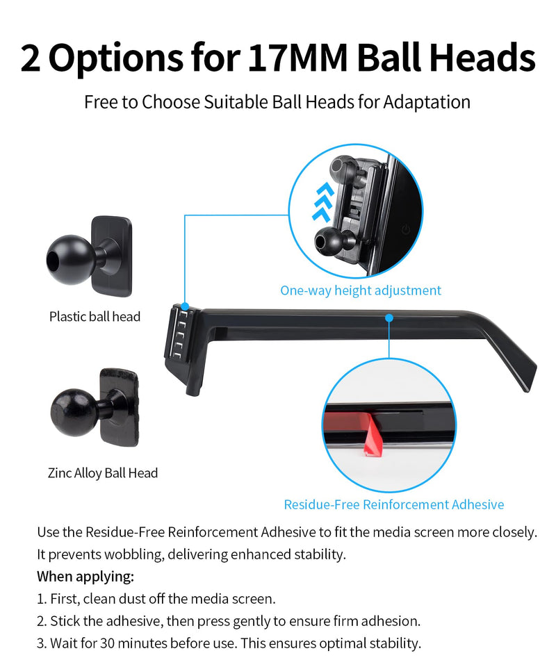 Wireless Charger Car Phone Mount for Toyota Highlander 2020-2026 8" Screen | Highlander Hybrid,Auto Clamp Cell Phone Mount Clip Accessories 15W Qi Fast Charging Stand Compatible with iPhone Android
