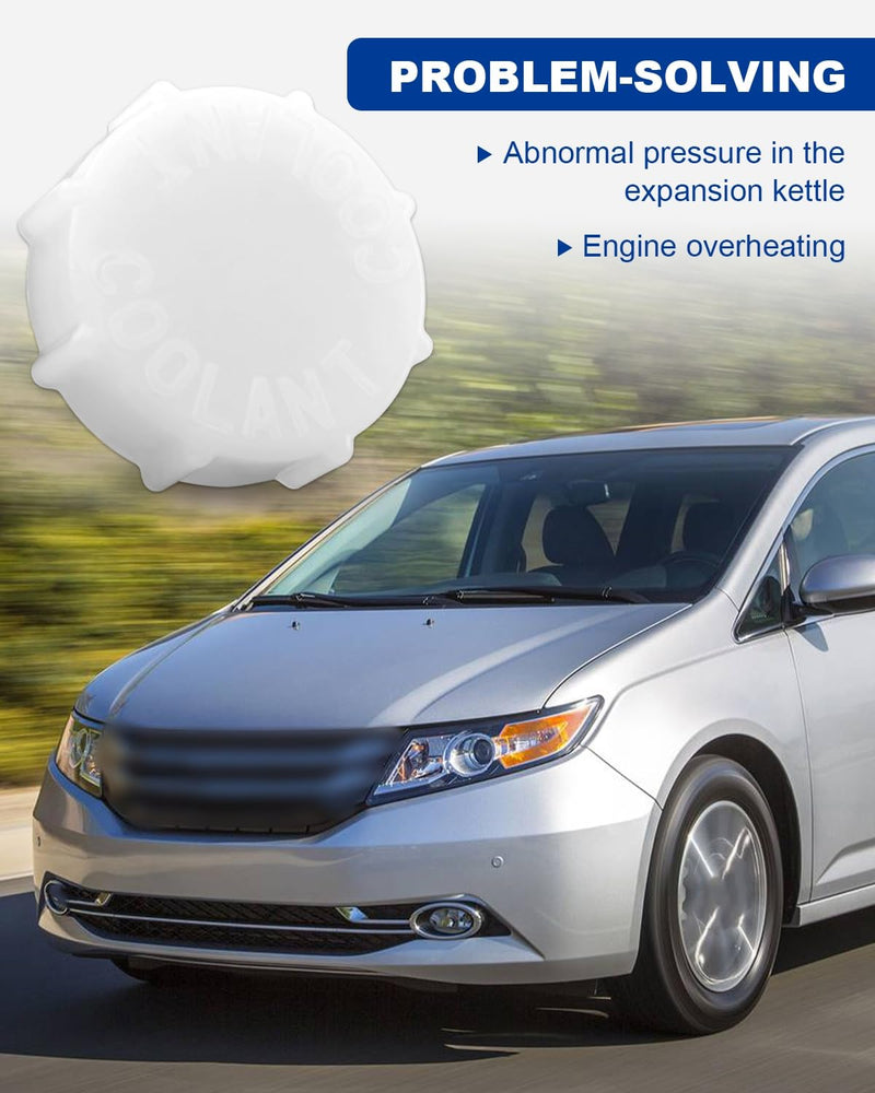 Expansion Tank Cap Fit for Honda Odyssey 2011-2016, Coolant Reserve Overflow Reservoir Tank Lid Replace 19102-RV0-A00