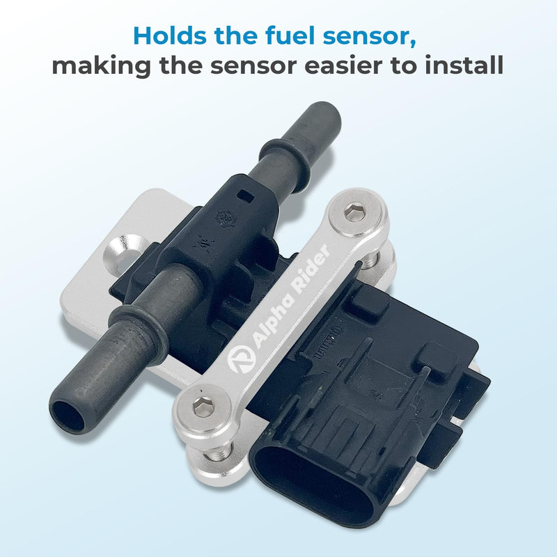Motoparty Billet Flex Fuel Sensor Mount/Bracket for GM 13577429 57824279 Ethanol Bracket AEM 30-2200