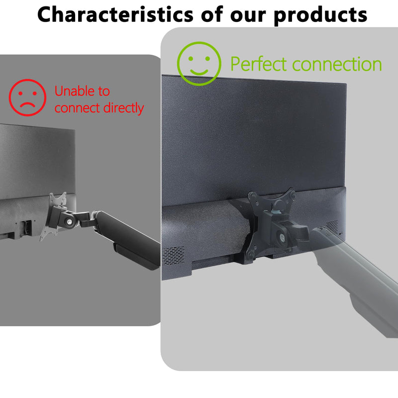 SB242Y VESA Adapter Compatible with Acer SA2,SB2 and SH2 Series Monitor | (Fits SA242y , SB242Y E bi , SB272 E bi , SH242y) - 75x75 to 100x100 Wall Mount Bracket