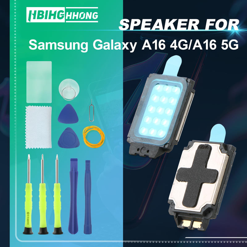 Loud Speaker for Samsung Galaxy A16 Loudspeaker Replacement for Samsung A16 4G/5G A166B A165F Loud Speaker Ringer with Repair Tool