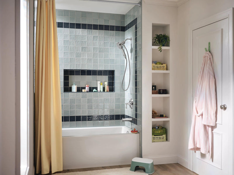 Moen Chrome Handheld That Saves Hot Water with Eco-Performance and Magnetic Docking System, 230H2EP