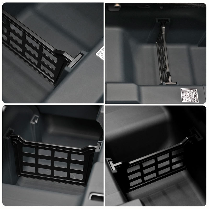 Mabett Rear Under Seat Dividers for Ford Maverick 2022-2025 Accessories, Rear UnderSeat Storage Space Dividers Organizer Accessories (1 PCS Fit Hybrid Version)