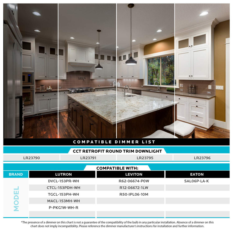 LUXRITE 5/6 Inch LED Recessed Retrofit Downlight, 14W=90W, CCT Color Selectable 2700K | 3000K | 3500K | 4000K | 5000K, Dimmable Can Light, 1100 Lumens, Wet Rated, Energy Star, Black Trim, IC Rated 1 Count (Pack of 1)