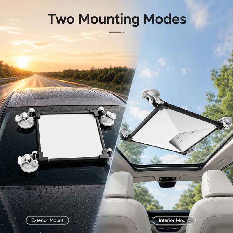 Starlink Mini Car Mount, Heavy Duty Strong Suction Cup Mount for Starlink Mini - Car Holder Anti-Shake for Sunroof Window Windshield Dashboard and RV Truck Trailer Off-Road