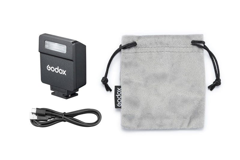 Godox iM22 iFlash Camera Flash and Lightweight Portability Single-Contact Hotshoe Lithium Battery Type-C Charging 440 Full-Power Flashes