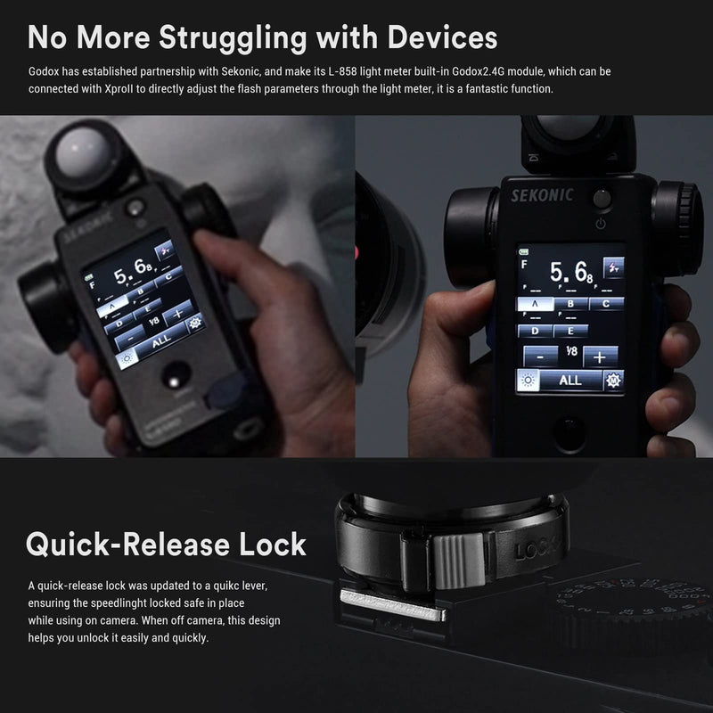 Godox XProII-S Wireless Flash Trigger for Sony Camera, Xpro-S Upgrade Version, 1/8000s HSS TTL Convert-Manual TCM Function Flash Transmitter Compatible with Sony A7IV A7C A7M4 A7R A7RIII