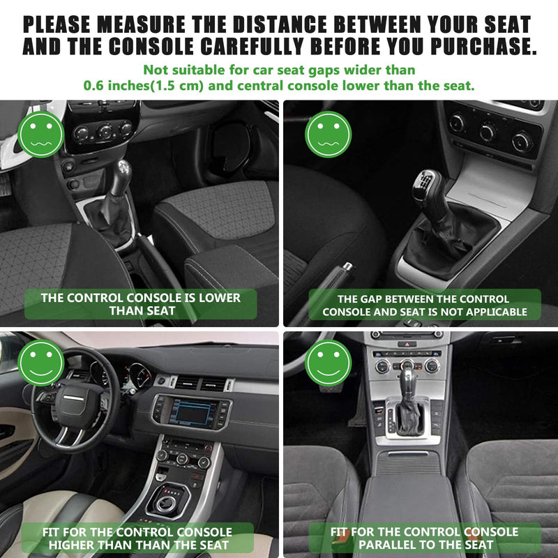 Car Side Seat Gap Filler, 2 Pack Multifunctional Car Seat Organizer, Auto Seat Organizer Car Seat Gap Filler Organizer Storage Box Back Seat Console, Side Seat Organizer Front Seat Hold Phones, Coins New Version