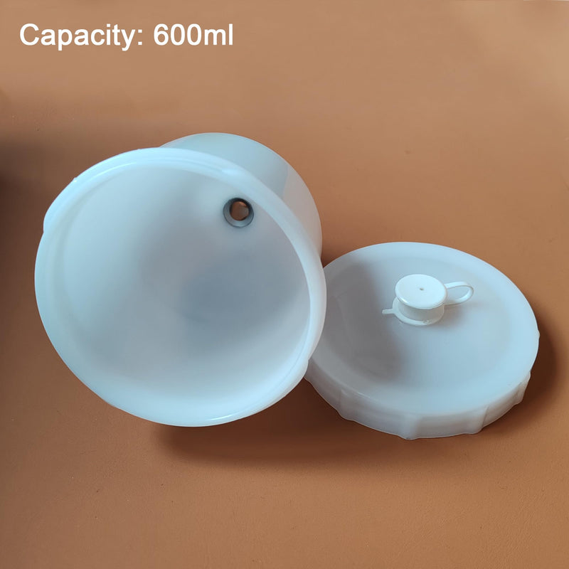 Paint Sprayer Cup,600ml HVLP Paint Spray Gun Cups Pot Replacement Fit for Dv1 GTI Pro TT GFG