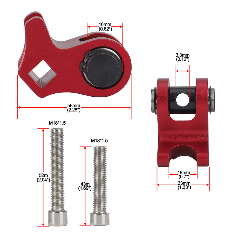 Ls Valve Spring Installation Tool Aluminum Valve Spring Compressor Tool for LS2 LS1 Style Valve Spring Installation (Red) Red