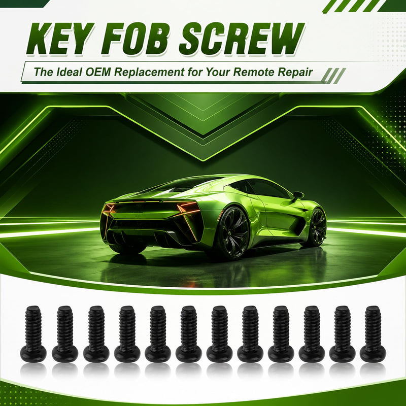 12PCS M2*5 Car Key Fob Screws OEM#35116-SDA-A11,Stainless Steel Key Fob Repair Kit Compatible with Honda Accord Odyssey,Replacement Keys Shell Screws Kit with Screwdriver