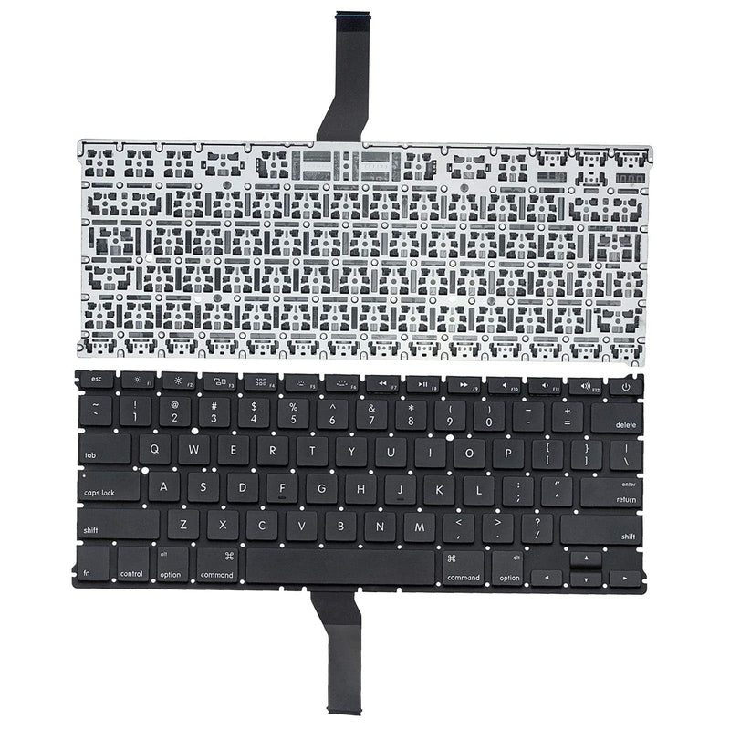 Keyboard (US English) + Screws Kit Replacement for MacBook Air 13" A1369 (Mid 2011) A1466 (Mid 2012 to Mid 2017)
