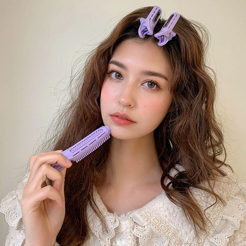  [AUSTRALIA] - 12 Pieces Of Hair Root Fluffy Clips, Hair Style Making Tools, Hair Salon Tools, Hair Styling Clips, Hair Curling Clips