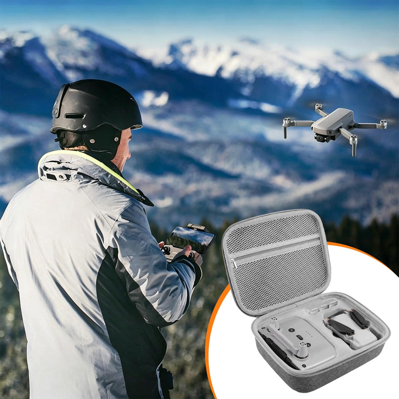 Hard Drone Case for DJI Mini 4K/2/2 SE | Portable Travel Storage Bag Fits Fly Combo, Holds Drone, Batteries, Charger, Cables, Propellers and Accessories