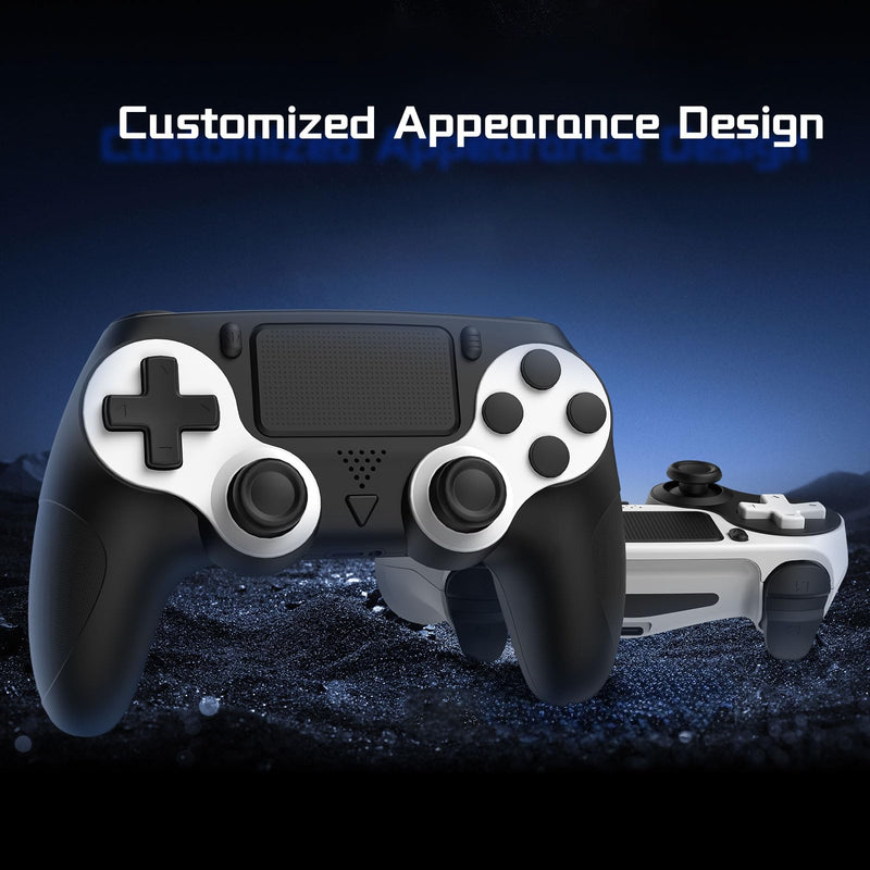 DEFNDR 2 Pack Wireless Controller Compatible with PS4 / Pro/Slim,with 6-Axis Motion Sensor/Double Vibration/3.5mm Audio Jack