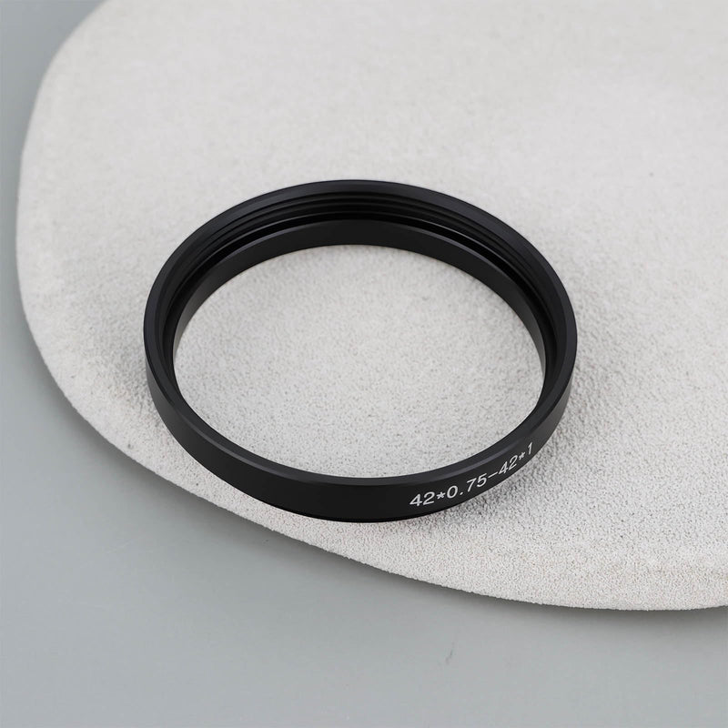 1 Pack Camera Thread Adapter Ring M42x0.75 T2 Male to M42x1 Female Compatible with Cameras and Telescopes