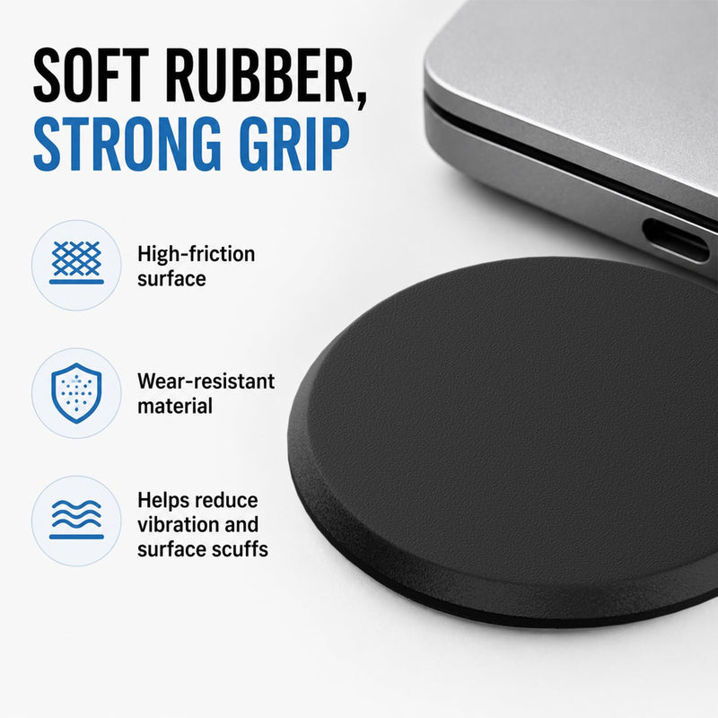 12PCS Replacement Anti Slip Self Adhesive Rubber Feet, Adhesive Rubber Feet for MacBook Pro Air, Laptop, Chromebook, Keyboard, Speaker, Electrical Appliances