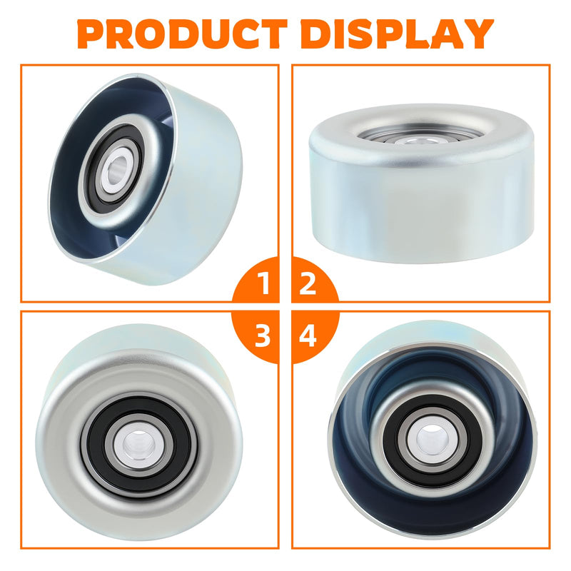 16620-31031 Drive Belt Tensioner Pulley Kit Fit for Toyota FJ Cruiser Highlander RAV4 III Sienna Venza Fit for Lexus GS300 GS350 IS250 IS300 IS350 RC300 RC350