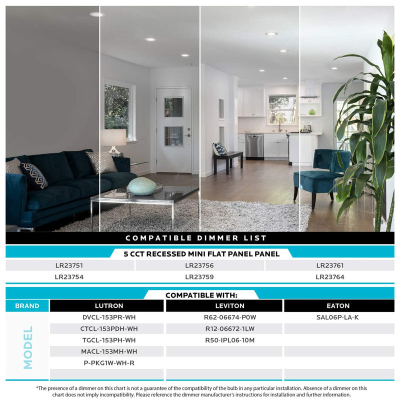 LUXRITE 4 Inch Ultra Thin LED Recessed Light with J-Box, 10W, 5 Color Options 2700K | 3000K | 3500K | 4000K | 5000K, Dimmable Wafer Lights, 750 Lumens, Brushed Nickel, Energy Star, IC Rated 1 Count (Pack of 1) Brushed Nickel Trim