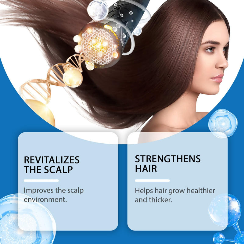 Rosemary Oil Roller for Hair Growth,Hair Growth Serum with Massage Ball,Rosemary Essential Oil for Hair Gro/wth,Thicker & Stronger Hair Oil,Gentle Hair Treatment,Scalp Massager Hair Gro/wth Oil