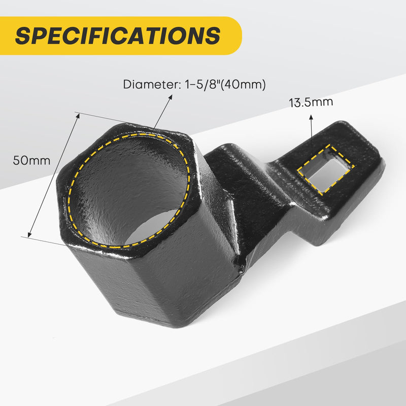50mm Crank Pulley Wrench Holder Tool | Harmonic Damper Pulley Removal Tool Compatible with Honda and Acura Engines Durable and Easy-to-Use Harmonic Damper Pulley Removal Tool