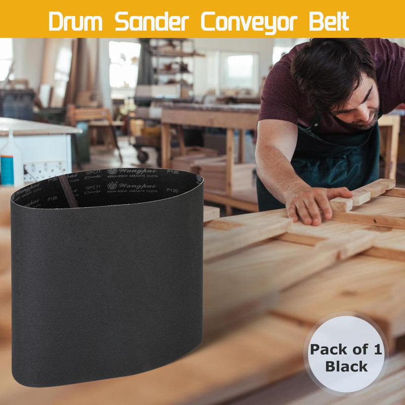 P Polerden Drum Sander Conveyor Belt 120 Grit, 16-1/4" x 43-1/2" for Performax 16-32 Conveyor Belt and Older Jet 16-32 Feed Belts, Fit for older Performax/Jet/SuperMax/Steel City Drum Sander 16-1/4" x 43-1/2"