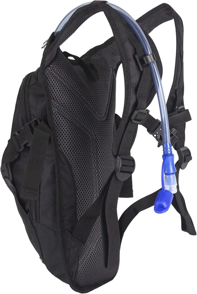 Zavothy Hydration Backpack with 2L Hydration Bladder Water Backpack for Hiking Hydration Pack for Running Cycling Hiking New Black