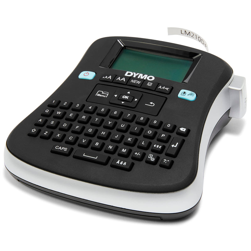 Dymo S0784440 Label Manager 210D Label Maker QWERTY Keyboard - Black/Clear LM 210D