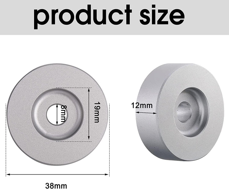 45 RPM Adapter, for 7 Inch Vinyl Record Players and Technics Turntables, Solid Aluminum Dome 45 Adapter Silver