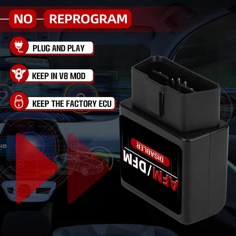 AFM/DFM Disabler Silverado 5.3 Active Fuel Management AFM Disable Device Compatible with V6 & V8 GM Motors