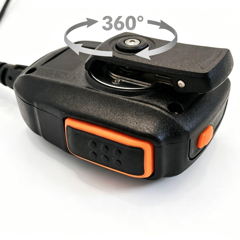 Upgrade Shoulder Speaker Mic for Motorola CLS1410 with 2 PPT Buttons | XTN GTX RDX CP200 PR400 CT250 with Loud Clear Audio & 360° Swivel Clip for Two Way Radio