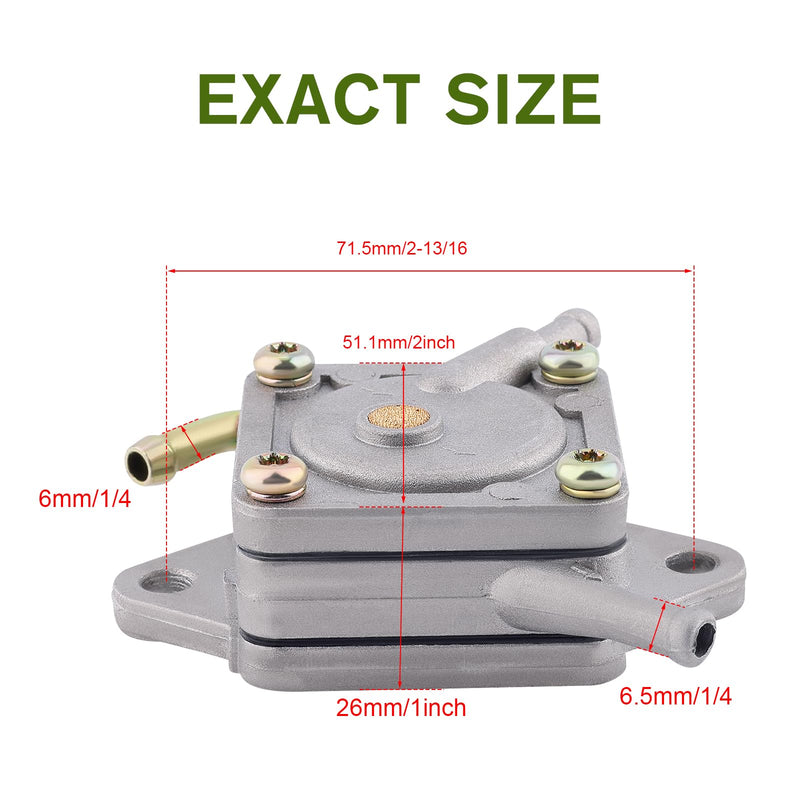 1014523 Fuel Pump for Club Car Gas Golf Cart DS & Precedent (1984-up) 290FE 350FE Engines Replacement Kit with Fuel Filter Fuel Line Spark Plug Tune Up kit