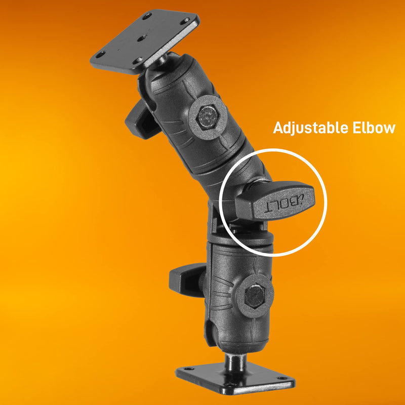 iBOLT Phone Lock'n Dock Phone Drill Base Mount Composite for POS & Trucks