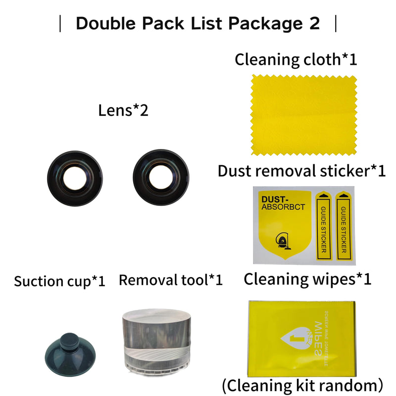 Morus 100% Camera Lens Replacement for DJI Avata 360 Drone, HD Clear Imaging Repair Lens with Disassembly Tool Kit, Perfect for Damaged Lens Replacement (1pic) 1pic