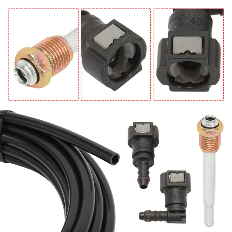 FLK-38 Black Automotive Replacement Fuel Line Repair Kit 3/8 in (10mm)，23 Pack