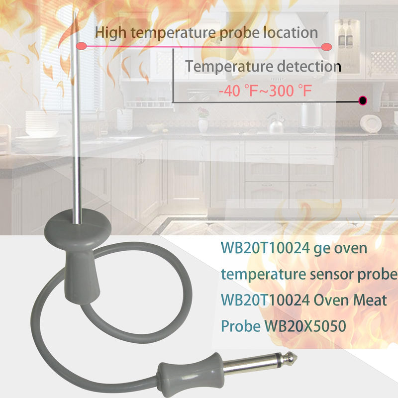 GE WB20T10024 Oven Meat Probe for WB20T10024 WB20X5050 Cafe Oven Probe OEM