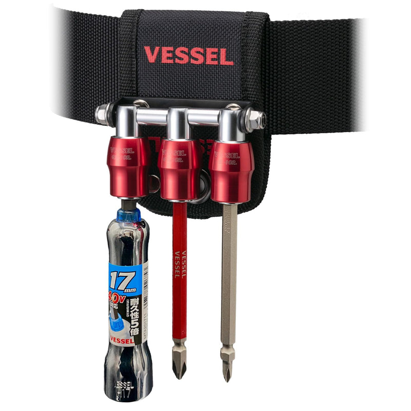 VESSEL QB-10B3Y Quick Catcher 3 Row Holder, Yellow No Magnet