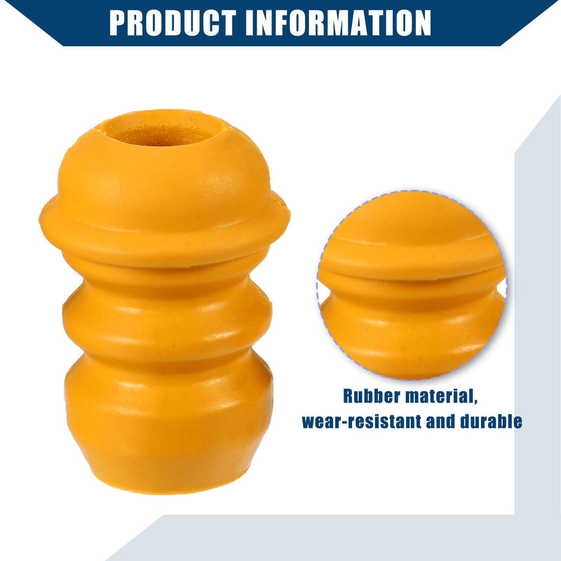 No.99634330102/98633330101 Suspension Strut Bumper Bump Stop for Porsche 996 1999-2005 / Inner Jounce Bumper Buffer/Durable Rubber / 1 Set Yellow