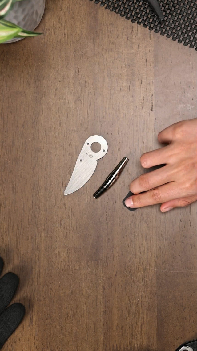 Felco Hand Pruner Replacement Kit (7/3-1) - Spare Blade, Spring, & Adjustment Key for Garden Shears & Clippers